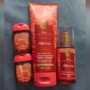 Moana Bath & Body Set - Red